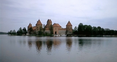 Island Castle from across Lake Galve